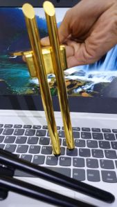 H025 Kaki Sofa Gold dan Matt Black 15cm / Kaki Besi Premium / Kaki Sofa Stainless / Sofa Leg / Nakas