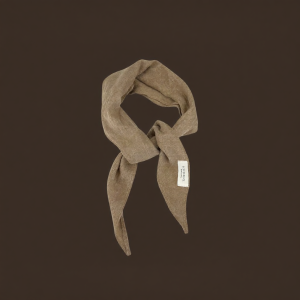 Vintage Brown Check Triangle Versatile Stylish Soft Scarf