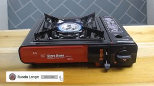 HAPPY HOME Paket Kompor Portable Sonifer FREE Gas Kaleng HI-COOK 230 gr