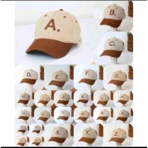 topi bodril anak /topi bodril huruf huruf /topi anak laki laki dan perempuan