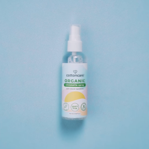 Cottoncare™ Organic Citronella Spray DEET Drug Free Natural Water-Based Essential Oil