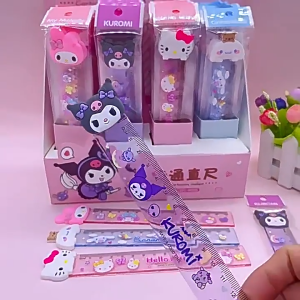 Ruler 15cm Stationery Hello Kitty Cinnamoroll My Melody Kuromi Present School Cute Gift