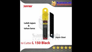 Isi Cutter Besar Joyko L-150 Besi Warna Hitam / Black Edition Refill Cutter L 150 / Lebih Tajam