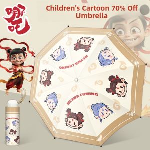 SVORIAHI | Childrens Folding Umbrella School Specialty Sunshade Rainproof Boys Girls Cute New 2025 Cartoon Pattern Four Seasons Use