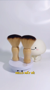 Chổi phủi bụi móng Nail Art Dust Brush Cán Gỗ Cao Cấp - Làm móng học nail