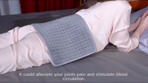 【ปรับอุณหภูมิได้】 แผ่นให้ความร้อนไฟฟ้า แผ่นประคบร้อนไฟฟ้า แผ่นร้อนไฟฟ้า สำหรับผ่อนคลายกล้ามเนื้อตะคริว-60*30CM จับเวลา 9 อุณหภูมิ  แผ่นรองทำความร้อนนุ่มพิเศษปิดอัตโนมัติแผ่นปรับอุณหภูมิได้