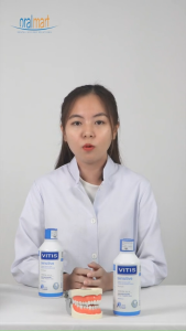 Nước súc miệng làm giảm ê buốt răng nhanh chóng Vitis Sensitive Mouthwash 500ml | Oralmart