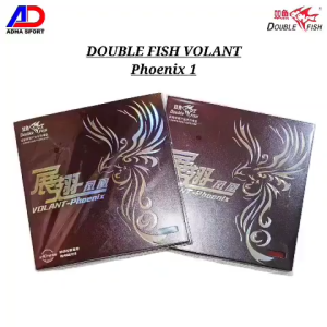 ORIGINAL Double Fish Volant Phoenix Karet Bet Tenis Meja / Rubber Bat Blade Pingpong