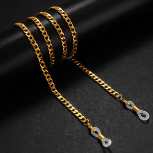 Simple Link Chain for Glasses Mask Lanyard Women Men Stainless Steel Gold Color Sunglasses Chains Eyewear Cord Strap Gift