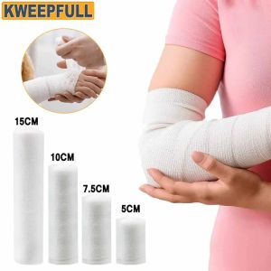 1/3/5/6Roll Gauze Bandage Rolls Disposable Elastic Bandages Breathable Cotton Wound Care Dressing Gauze Nursing Survival Kits