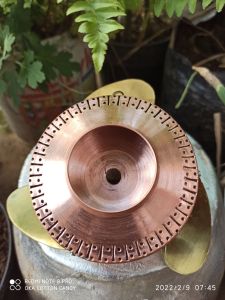 Tungku Kepala Mesin Cotton Candy Twister Tembaga bahan wajan tebal 2mm Bergaransi