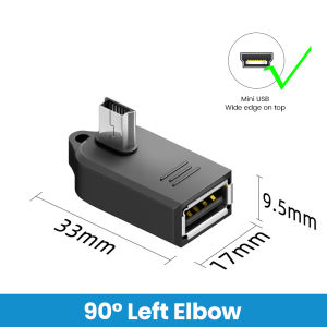 Mini USB to USB Female Adapter Support USB Drive Mouse Car charging Transmission OTG adapter for MP3 MP4 Card reader
