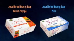 Jessa Herbal Beauty Soap 135g Jessa Soap Jessa Beauty Soap Jessa Herbal Soap Carrot Papaya and Milk for Acne Pimples Eczema Body Odor Skin Asthma Whiteheads Blackheads Athlete’s Foot Hemorrhoids Psoriasis Dark spots Buni An-an Warts