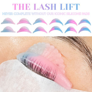 PERMANIA 6 Pairs Silicone Eyelashes Perming Curler Eyelash Perming Pads Reusable Lash Lift Shield Pads Eyelash Lifting Tools
