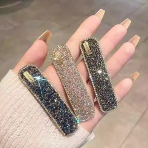 Simple Zircon Hairpin Korean Fashion Hair Clip Hair Accessories for Women‘s