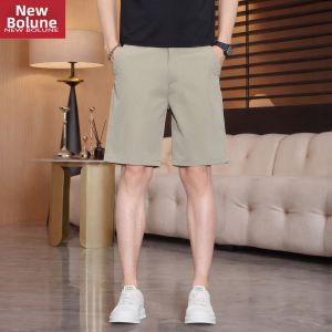 NEW BOLUNE | Cool Icy Material Thin Loose Summer Shorts for Men