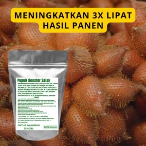 Pupuk Booster Salak Pelebat Organik Cepat Berbuah Lebat Besar Anti Rontok Pembesar Salak
