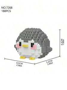 Creative and colorful Marine animal building blocks mini building block toys Marine life toys Christmas gifts room decorations