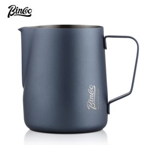 BINCOO Coffee Pull Flower Vat Milk Foam Cup Stainless Steel Professional Milk Vat Coffee Utensils 350ML/600ML