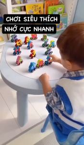 BỘ ĐỒ CHƠI ĐOÀN TÀU SỐ VÀ PHÉP TÍNH ĐOÀN TÀU CHỮ BẰNG NAM CHÂM GIÚP CON NHẬN BIẾT SỐ CHỮ CÁI  VÀ PHÁT TRIỂN TƯ DUY.