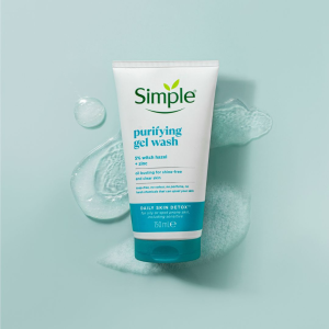 Simple Purifying Gel Facial Wash For Acne 150ml - Sabun Cuci Muka untuk Kulit Jerawat
