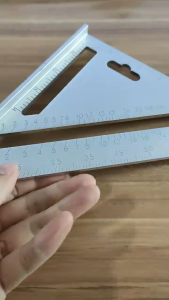 Triangle Ruler Aluminum Alloy Speed Square Layout 7/12 Mr Hardware