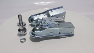 Trailer Coupler 2" Hitch Ball 2"/3" Channel Tongue 3500 LBS Zinc Mount Set