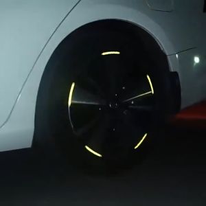 20pcs Aksesori eksterior mobil/stiker menyala dalam gelap/stiker reflektif ban roda Mobil Car