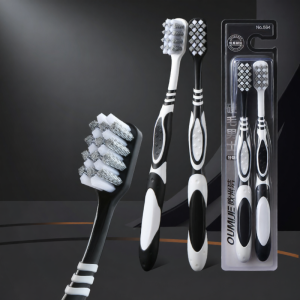 Adult Hard Bristles Durable Toothbrush for Stain Removal