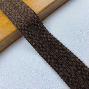 Small Fragrance Style DIY Clothing Edge Decoration Material Frill Folded Edge Lace Trim Knitting Yarn Collar Sleeve Decorative Fabric