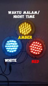 12V/24V Chrome 24 Led Extra Light Truck Rear Light Round Reverse Lamp Turn Signal Lights Bus RV Pickup Tail Light Tractor