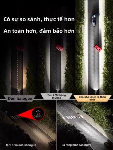 UNJOYLIOD | Đèn Pha LED Laser Cường Độ Cao Tích Hợp Ánh Sáng Gần và Xa
