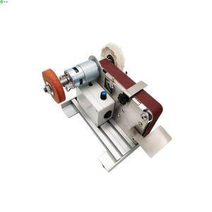 96W Mini Electric Belt Grinder Sharpener DIY Polishing Grinding Machine 220V Blade Trimming Grinding Tool