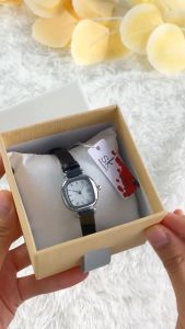 SK Jam Tangan Wanita Classic Casual Leather Strap Quartz Movement Water Resist K8052