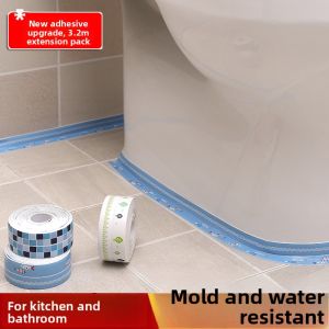 Kitchen Sink Vegetable Washing Sticker Bathroom Toilet Anti-Mold Tape Waterproof Corner Line Sticker Gas Stove Oil Proof