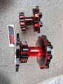 HUBE FRONT REAR TROMOL CRF 150 L CRF150L RED BLACK HOLE JARI 36 36 COCOK UNTUK MODIF SUPERMOTO. 