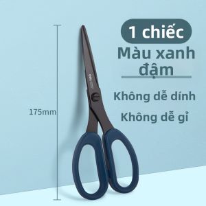 deli | Kéo Thủ Công Inox Không Dính An Toàn cho Văn Phòng và Trường Học