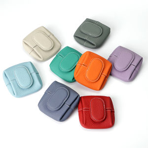 Smart King New Fashion Mini Coin Purses for Women Genuine Cowhide Small Wallet Cute Stoarge Bag Earphone Purse