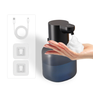 420ML Light Display 4-Gears Adjustable Control Infrared Induction Automatic Sensor Soap Dispenser Electric Hand Sanitizer Bottle