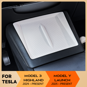 For TESLA New Model Y Launch Juniper 2025 Model 3 2024 Highland Wireless Charging Silicone Pad Cover Protector Center Control