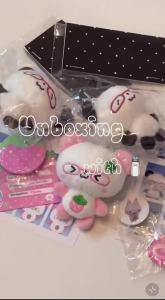 Cartoon Plush Doll Original Scroll Series Angel Roll Panda Pendant Cute Doll Ancient Flavor Package Hanging Decoration Keychain
