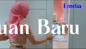 EMILIA - BED COVER set EMILIA UK 180X200cm Karet/ Rumbai - Motif terbaru