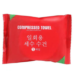 5PCS White Thickened Disposable Compressed Towel Travel Bath Towel Home Suction Face Cleansing Face Wipe Absorbent Large