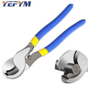 10 Inch Heavy Duty Cable Cutters YE-50C for Electrical Wire Professional Cable Shears for Copper & Aluminum Cuts up to 1/0 Wire