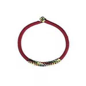 Lucky Weaving Red Rope Bracelet for Girlfriend Couple Matching Accessory Fashionable Jewelry Gift Idea Fresh Outlined Style