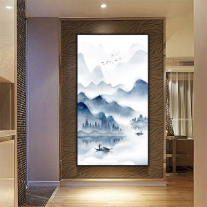 Chinese New Style Landscape Entrance Wall Art