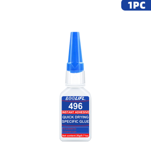 LOOLIFL | LOOLIFL496 Instant Adhesive 20g Fast Drying Super Glue Universal Cyanoacrylate Glue for Multi-Material DIY Crafts Metal Plastic