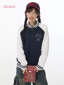 Gbiaior | Áo Sweater Knit Thùng Phong Cách Mỹ Cổ Điển