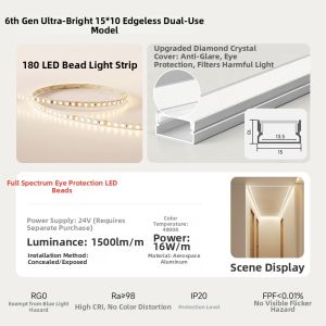 JINGYA | Recessed Corner LED Linear Light