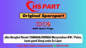 Busi Satria 120 R Hiu Lumba Ninja R RR RXZ RXR Original 100% NGK BP8ES